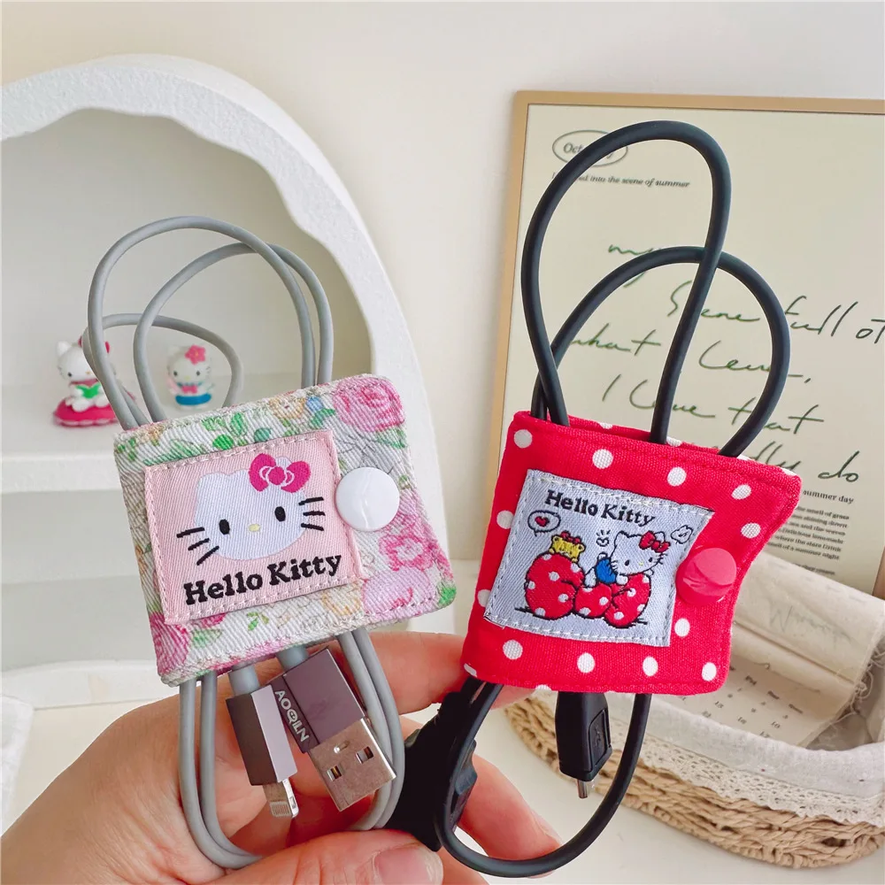 Tippet Line - Anime Hello Kitty Stoffen Kabelopbergclip KT