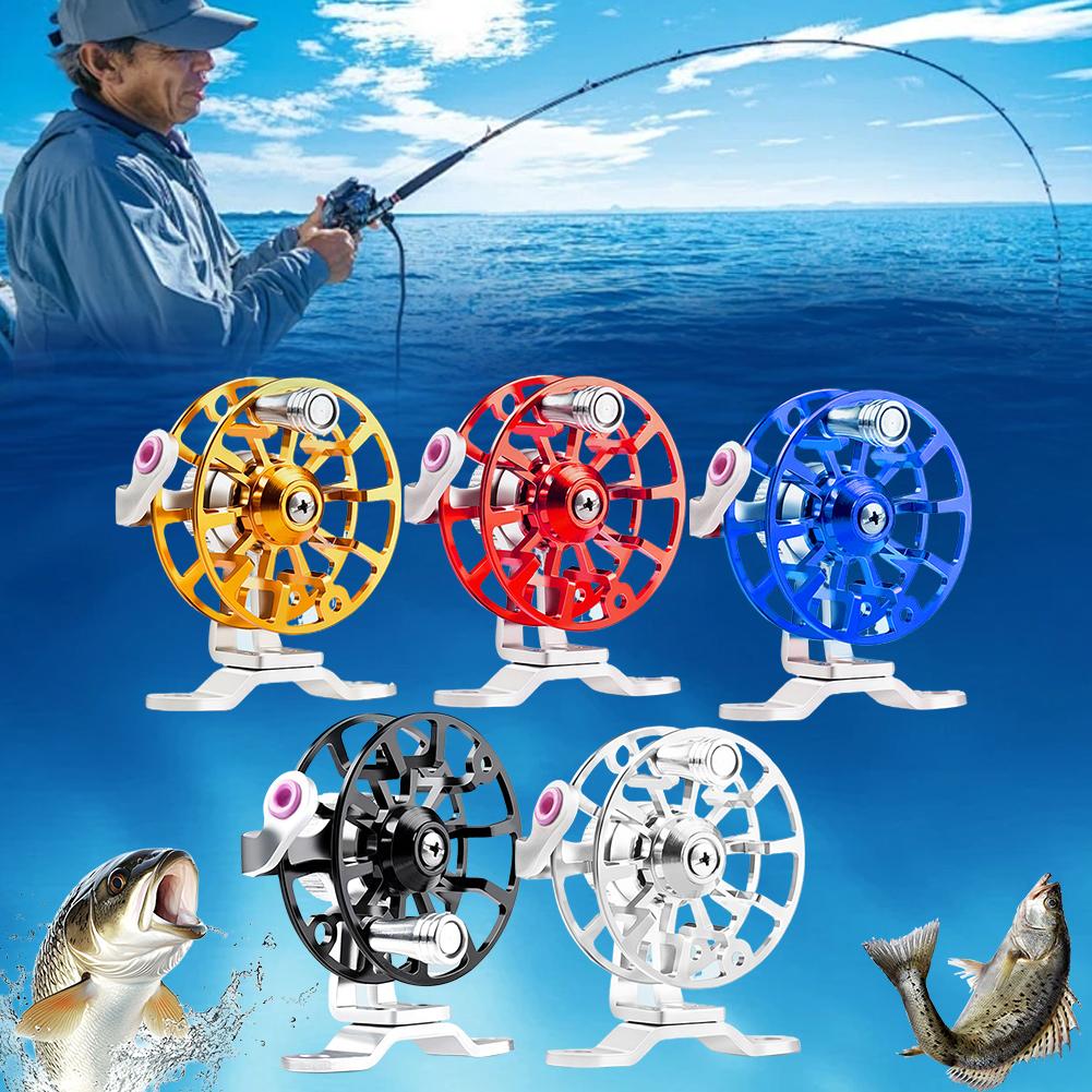 Ice Fishing Line - Mini Volledig Metalen Visreel Draagbare Vlot